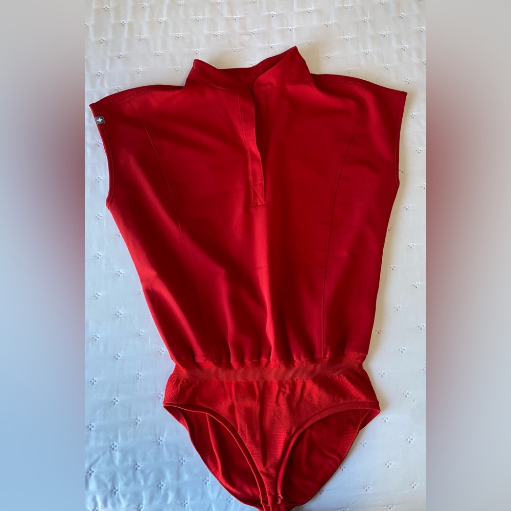 Figs Red Women's Bodysuit